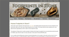 Desktop Screenshot of footprintsinstone.com